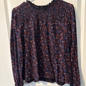 Lucky Brand Multicolor Floral Blouse